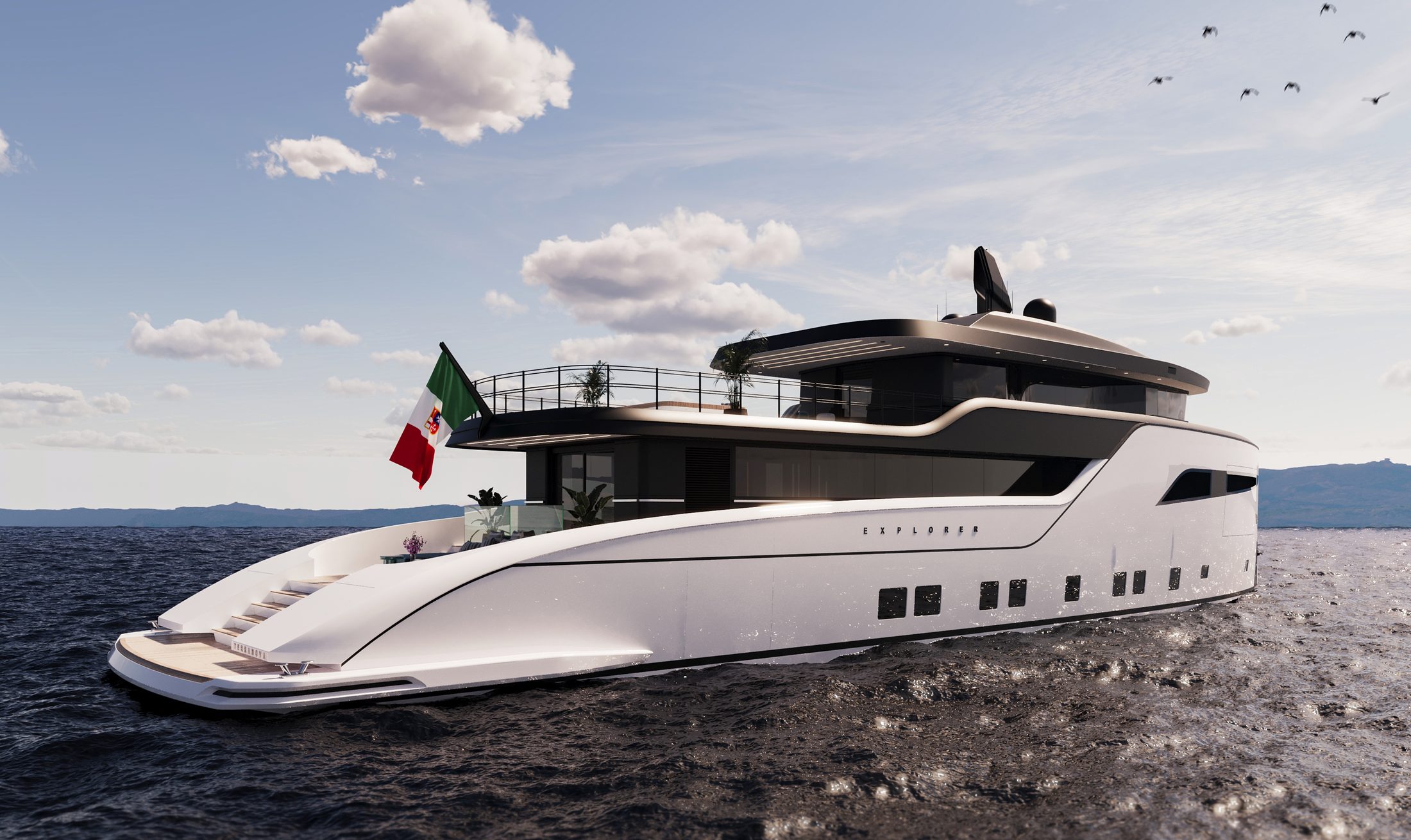 TM41 41m motor yacht — exterior
