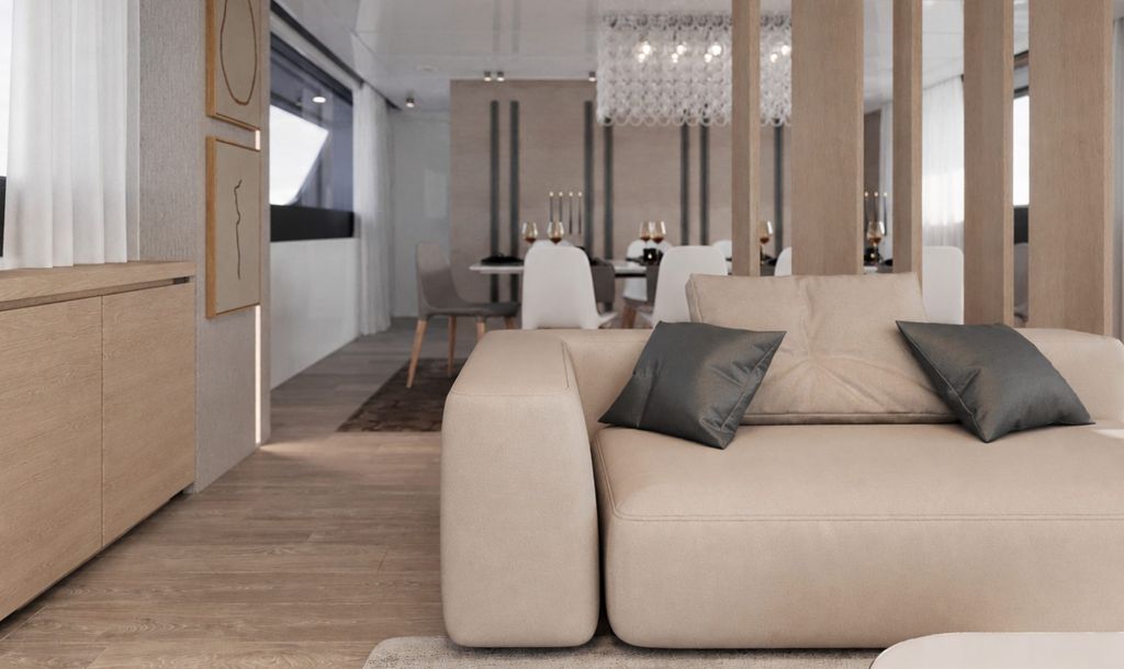 TM41 41m motor yacht — interior