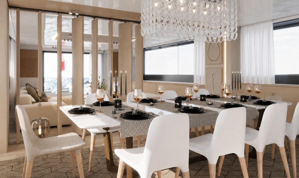 TM41 41m motor yacht — interior