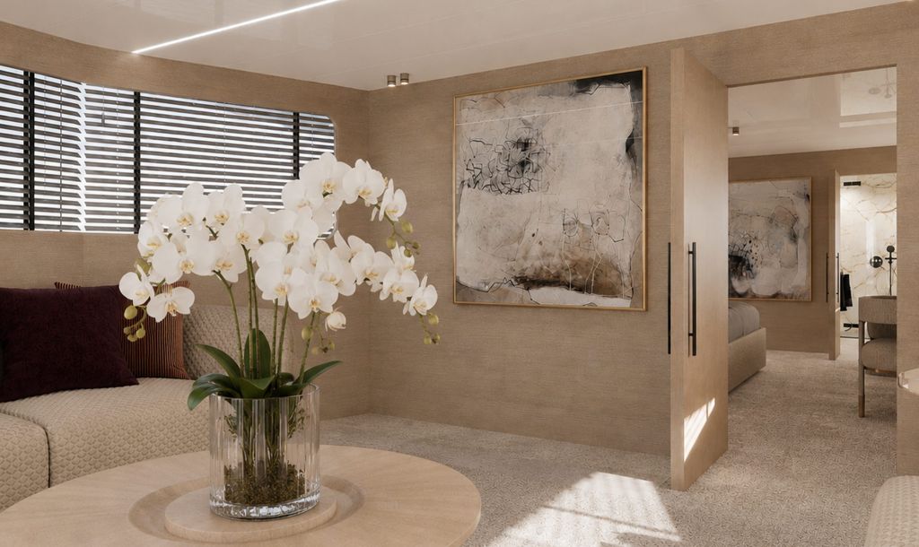 TM41 41m motor yacht — interior