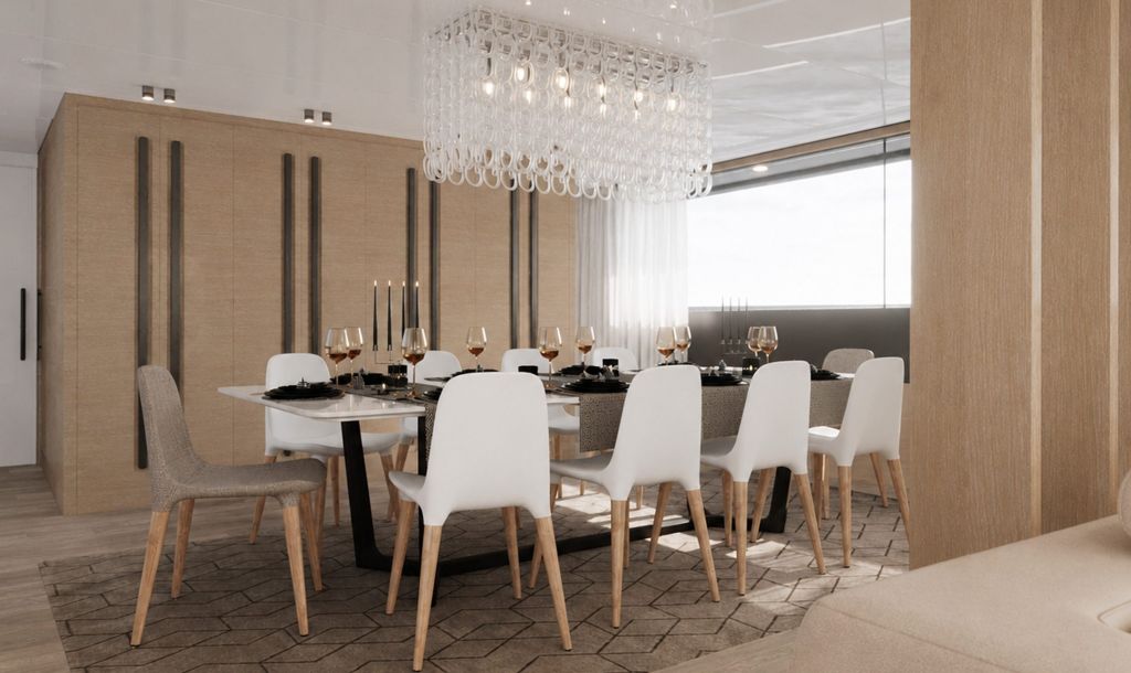 TM41 41m motor yacht — interior