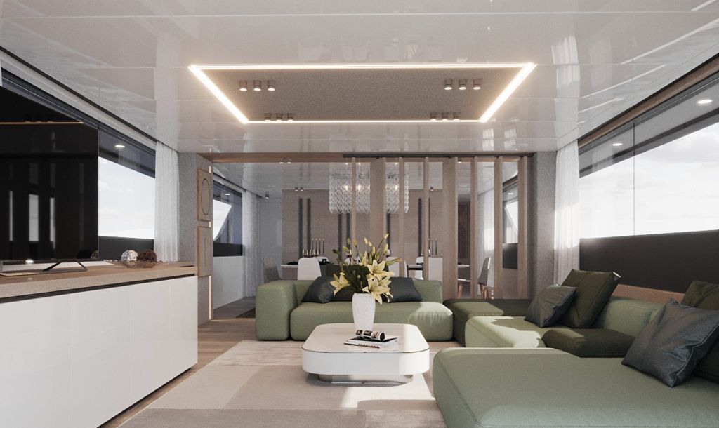TM45 45m motor yacht — interior