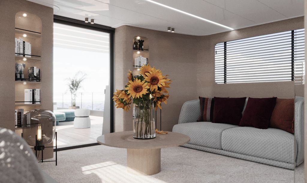TM45 45m motor yacht — interior