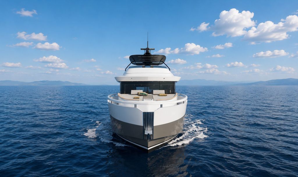 TM90 27m motor yacht — exterior
