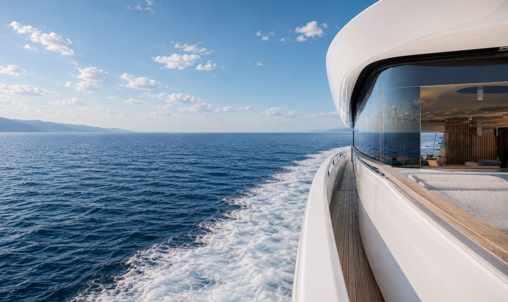 TM90 27m motor yacht — exterior