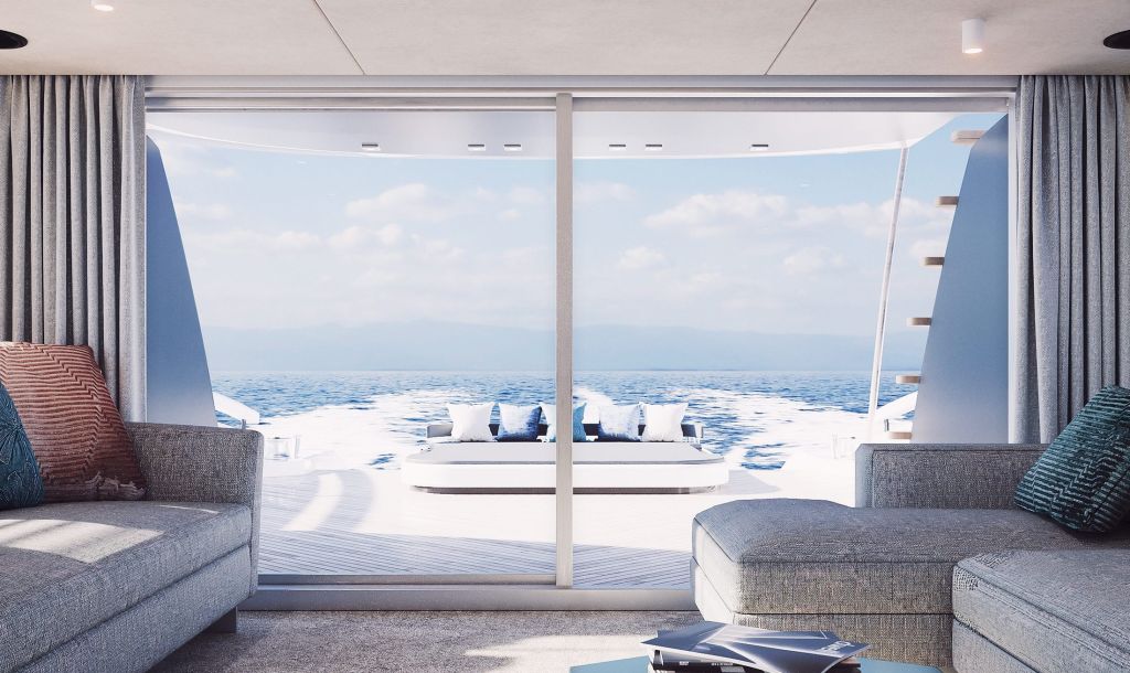 TM90 27m motor yacht — interior